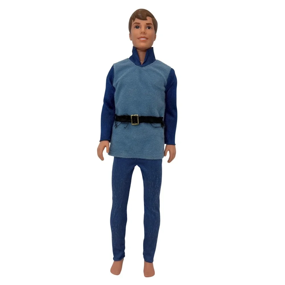 Vtg 1995 Disney John Smith Doll 1997 Quest For Camelot Garrett Tunic OOAK Blue